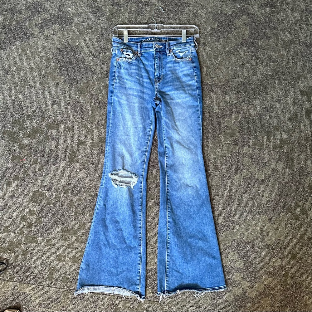 american eagle flare jeans
